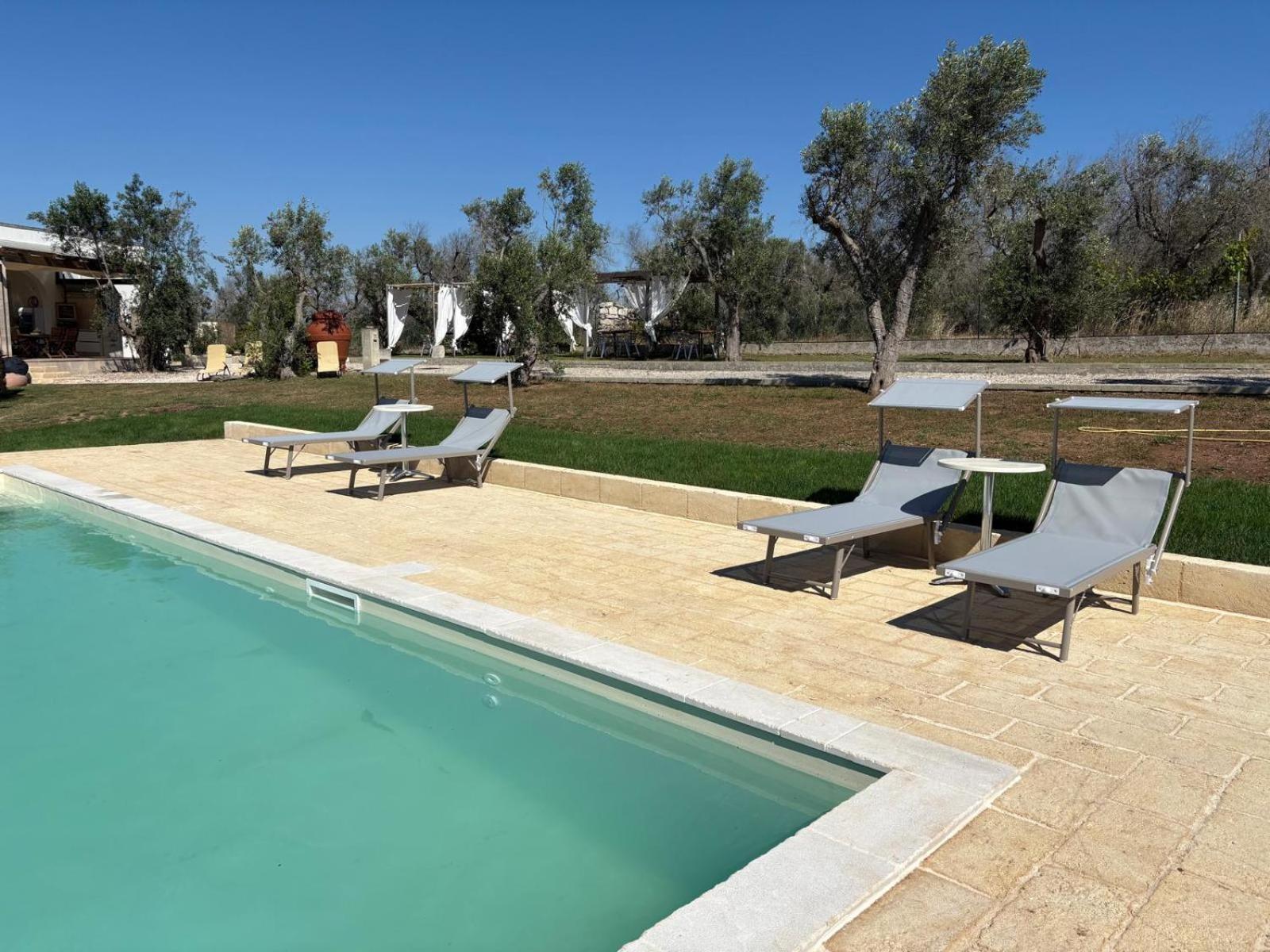 Tenuta Valle Dell Idro Otranto Con Piscina Casamassella Exterior foto